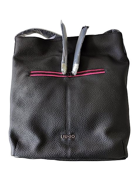 Liu Jo Handtasche Damen Hobo Schultertasche Kunstleder Stoff Schwarz N16069 günstig online kaufen