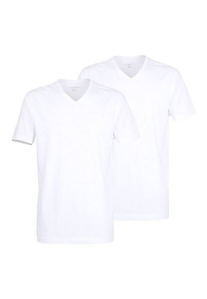 bugatti T-Shirt BARI (Set, 2-tlg., 2er-Pack) V-Ausschnitt, Kurzarm, Slim Fi günstig online kaufen
