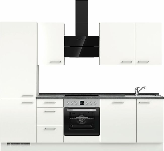 nobilia Küchenzeile ""Laser II", Ausrichtung wählbar, Breite 270 cm", vormo günstig online kaufen