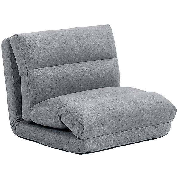 HOMCOM Relaxsessel Bodenstuhl mit Rückenlehne (Klappbett, günstig online kaufen