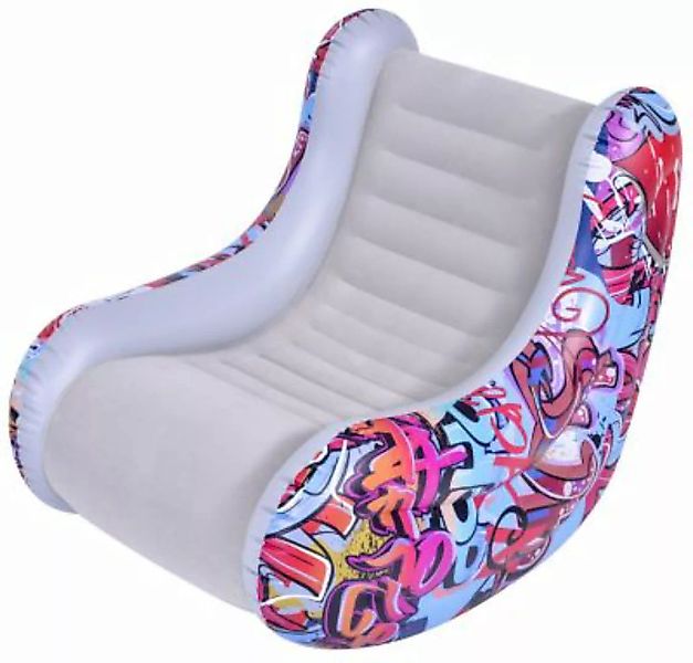 avenli aufblasbarer Lounge Sessel Luftsessel mit Rückenlehne 94x76x76cm bun günstig online kaufen