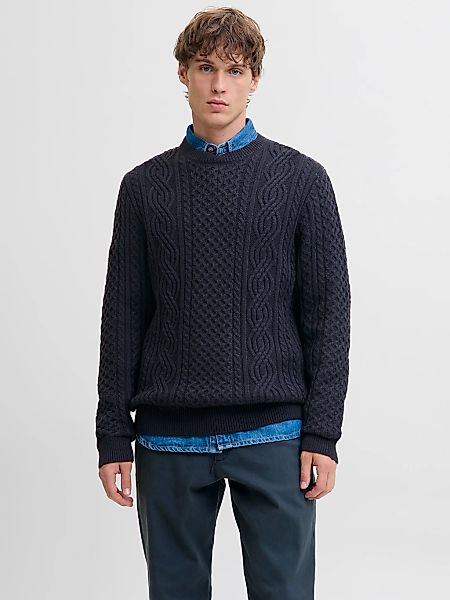 Jack & Jones Strickpullover "JPRBLUSEAN KNIT CABLE CREW NECK SN" günstig online kaufen