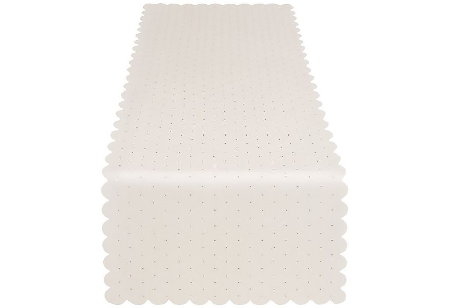 matches21 HOME & HOBBY Tischdecke Tischläufer 40 x 150 cm in Cremeweiß für günstig online kaufen