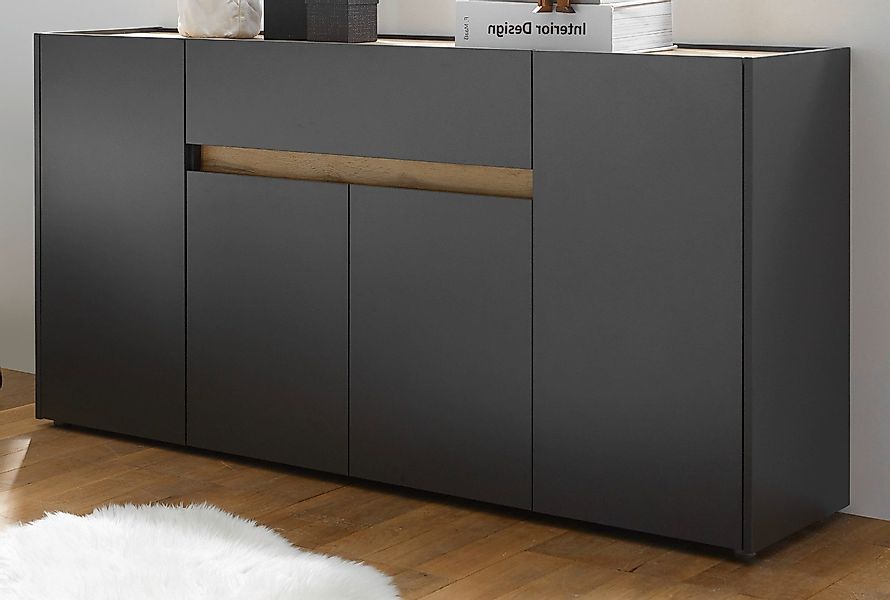 Furn.Design Sideboard Center (Kommode in grau günstig online kaufen