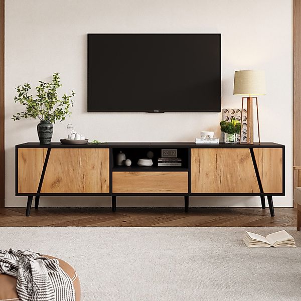 KLAM HOME Lowboard TV-Schrank mit Schubladen günstig online kaufen