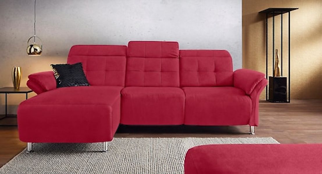 Home affaire Ecksofa »Manhattan L-Form« 2 Sitze mit elektrischer Relaxfunkt günstig online kaufen