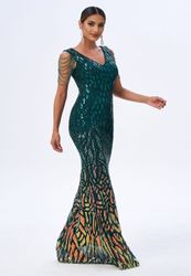 Moda Minx Jerseykleid "Rosie long Sequin" 1 Stk. tlg. mit raffinierten Deta günstig online kaufen