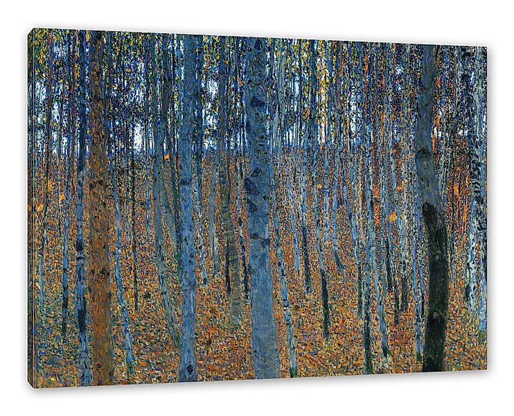 Pixxprint Leinwandbild Gustav Klimt - Buchenwald günstig online kaufen