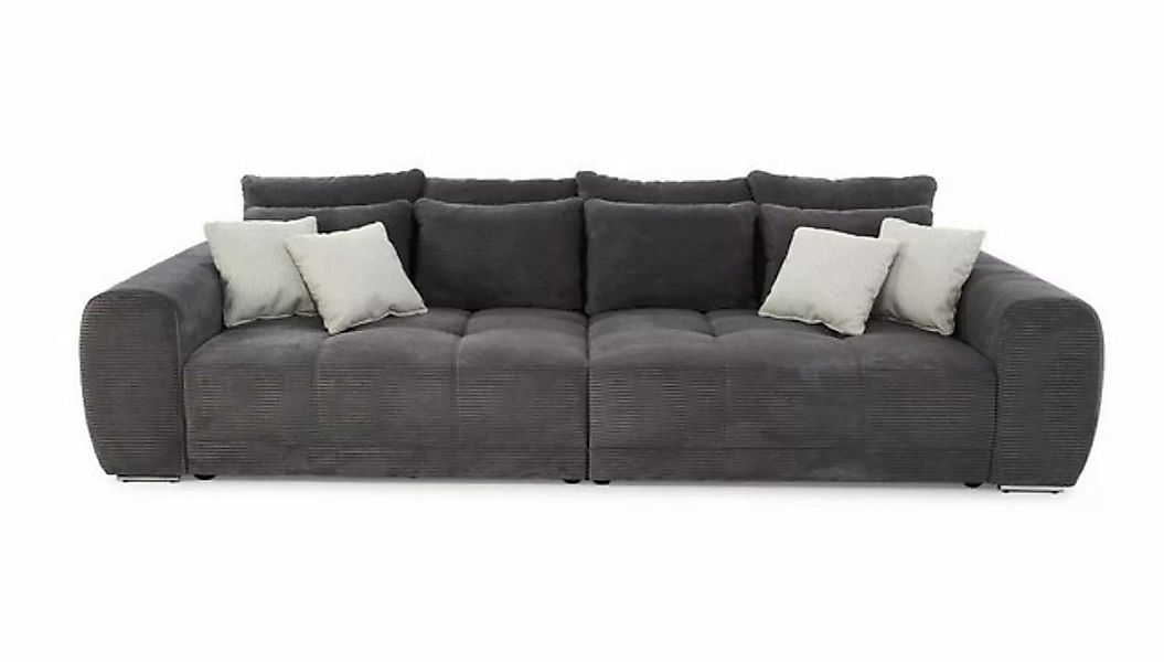 luma-home Big-Sofa 15171, XXL-Couch 306x134 cm mit Federkernpolsterung, vie günstig online kaufen