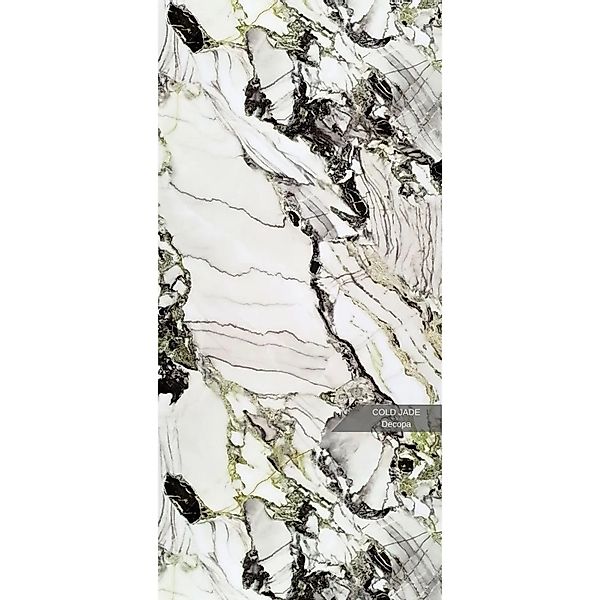 Aluverbund24 PVC Wandpaneele Duschrückwand Küchenrückwand Cold-Jade in Marm günstig online kaufen