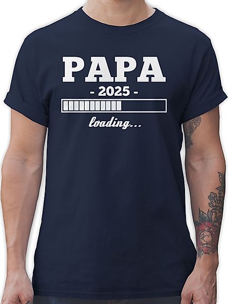 Shirtracer T-Shirt Papa loading 2025 weiß günstig online kaufen