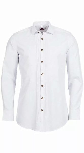 OS-Trachten Trachtenhemd Trachtenhemd Langarm Killian in Weiß von OS-Tracht günstig online kaufen