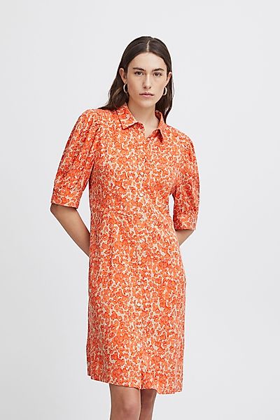 Ichi Blusenkleid IHAYA DR2 Luftiges Midi-Kleid günstig online kaufen