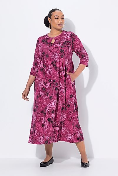 Ulla Popken Maxikleid Maxikleid Paisley A-Linie günstig online kaufen