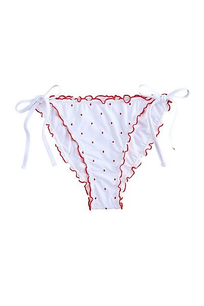 Next Bikini-Hose Seitlich gebundene Bikinihose mit Kräuselrand (1-St) günstig online kaufen