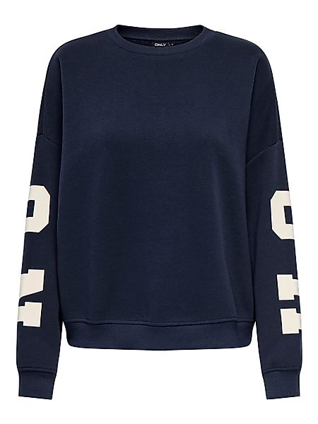 ONLY Sweatshirt ONLSWEAT L/S BACK/SLEEVE PRINT günstig online kaufen