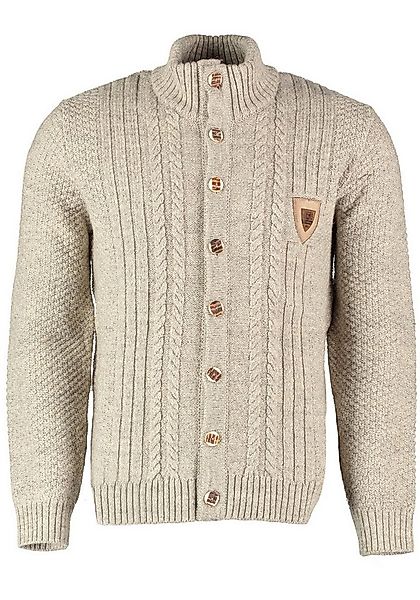 OS Trachten Strickjacke Fenari Rundhalsausschnitt günstig online kaufen