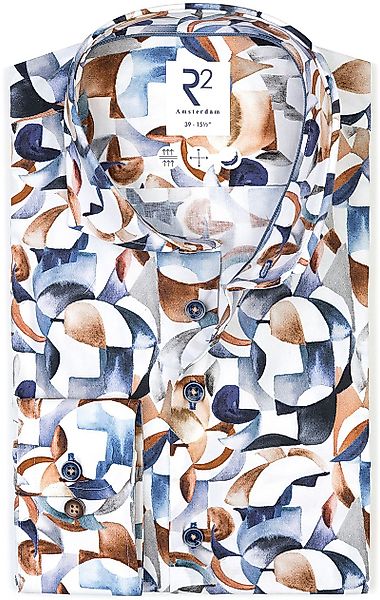 R2 Hemd Druck Multicolor - Größe 41 günstig online kaufen
