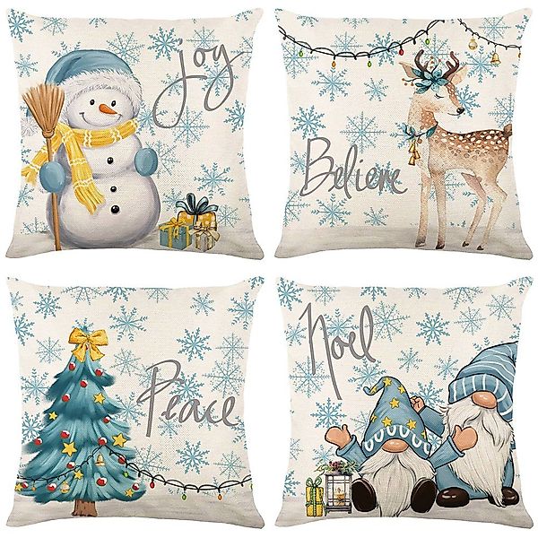 Qelus Kissenbezüge Kissenbezüge Weihnachten Kissenbezug 45 günstig online kaufen