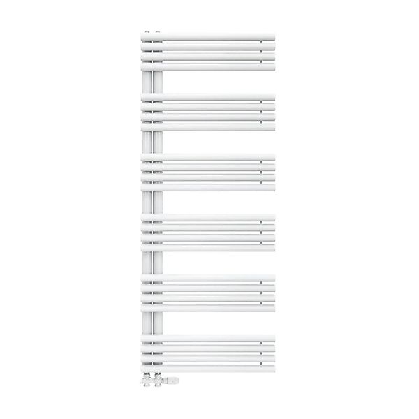 Emke Handtuchheizkörper 153 × 60 cm mit Seitenanschluss Weiß Badheizkörper günstig online kaufen