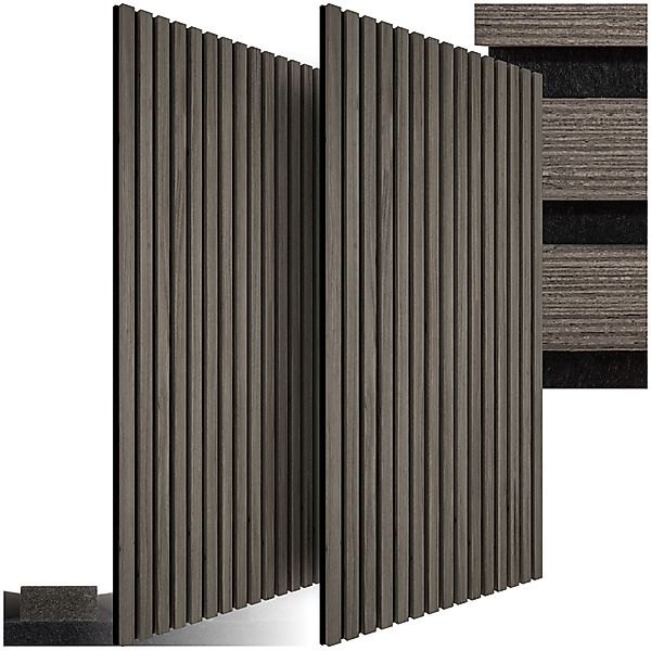 tectake Wandpaneel Akustikpaneele, BxL: 60x120 cm, günstig online kaufen