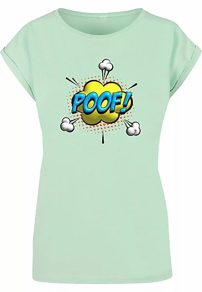 Merchcode T-Shirt "Merchcode Damen Ladies POOF Comic Extended Shoulder Tee" günstig online kaufen