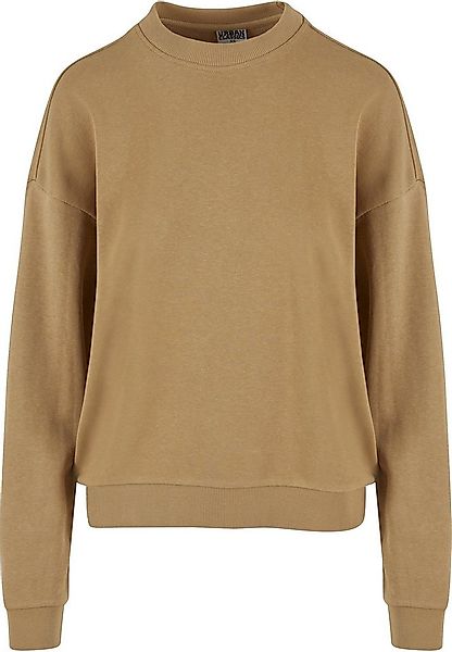 URBAN CLASSICS Sweater Urban Classics Damen Ladies Oversized Light Terry Cr günstig online kaufen