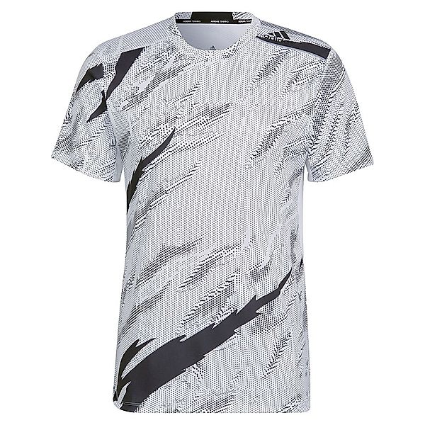 Adidas M D4t Aop Kurzarm T-shirt S White / Black günstig online kaufen