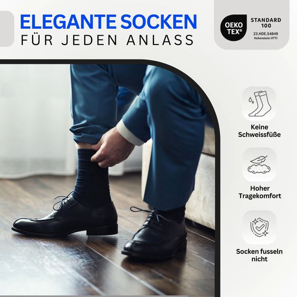 MEDOLY Businesssocken Premium Herren Socken (6 günstig online kaufen