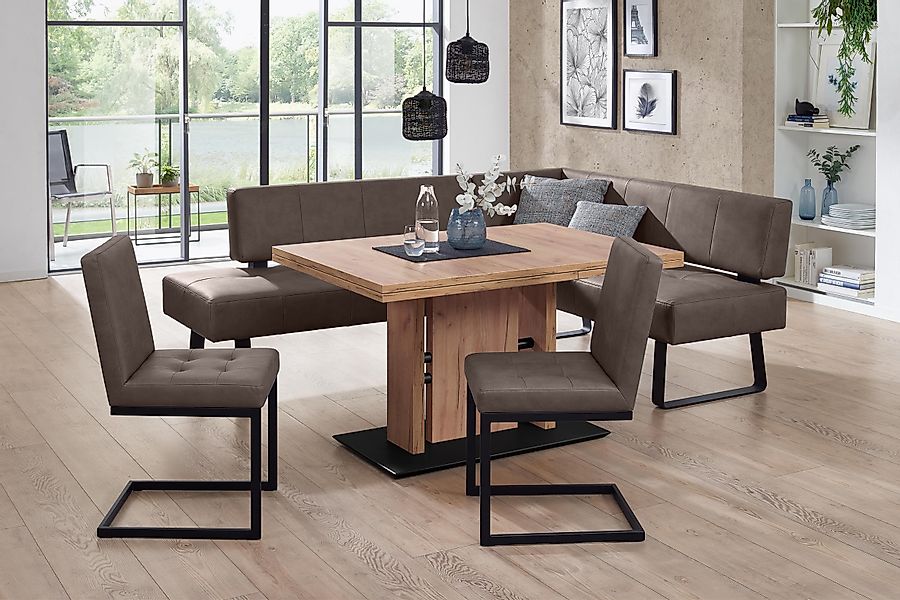 K+W Komfort & Wohnen Essgruppe »Spider II«, (4 tlg.), langer Schenkel wahwe günstig online kaufen