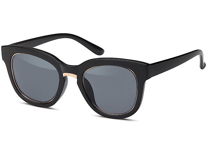 styleBREAKER Sonnenbrille Nerd Sonnenbrille mit Kunststoff Metall Rahmen (1 günstig online kaufen