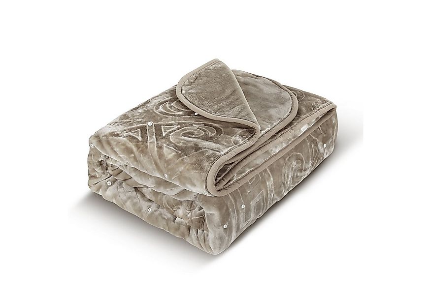 Wohndecke Kuscheldecke Flauschig 200x240 Warm Weiche Bettdecke Einfarbig, H günstig online kaufen