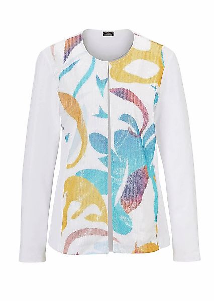 GOLDNER Sommerjacke "Jerseyjacke mit Pailletten" Pailletten günstig online kaufen