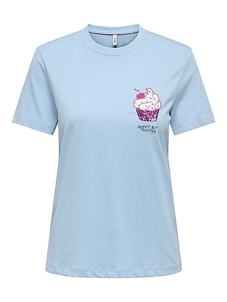 ONLY Kurzarmshirt ONLKITA LIFE S/S TOP BOX JRS Baumwolle, regular fit, Rund günstig online kaufen