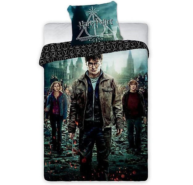 Harry Potter Bettwäsche Harry Potter Film Bettwäsche 2tlg Set 135x200 80x80 günstig online kaufen