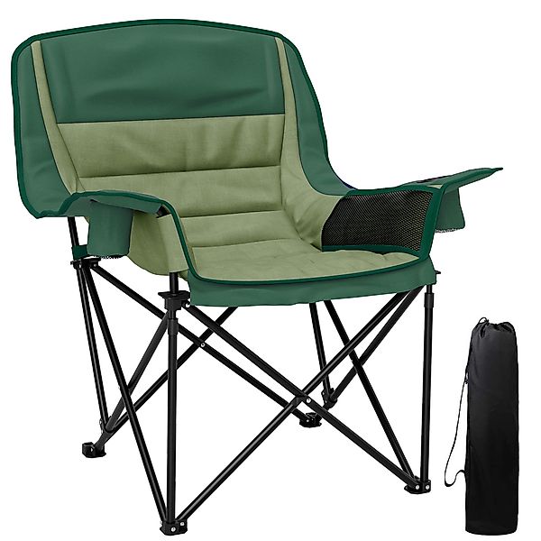 Outsunny Campingstuhl tragbarer gepolsterter Klappstuhl (mit günstig online kaufen