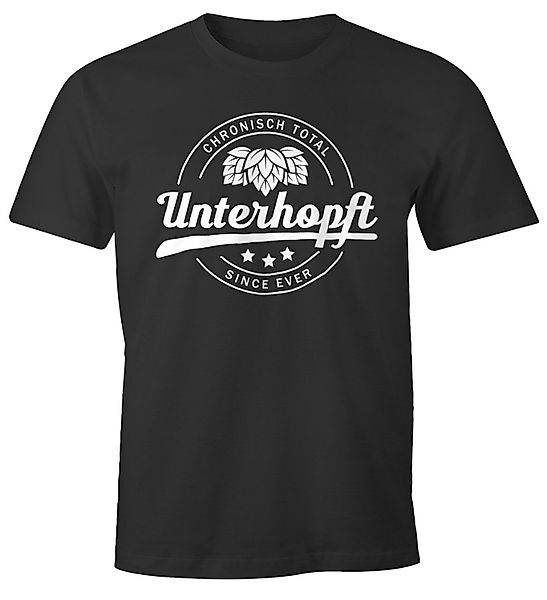 MoonWorks Print-Shirt Chronisch Unterhopft Total Herren günstig online kaufen