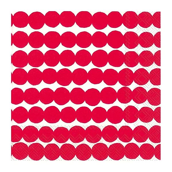 Räsymatto Serviette 33 x 33cm 20er Pack rot günstig online kaufen