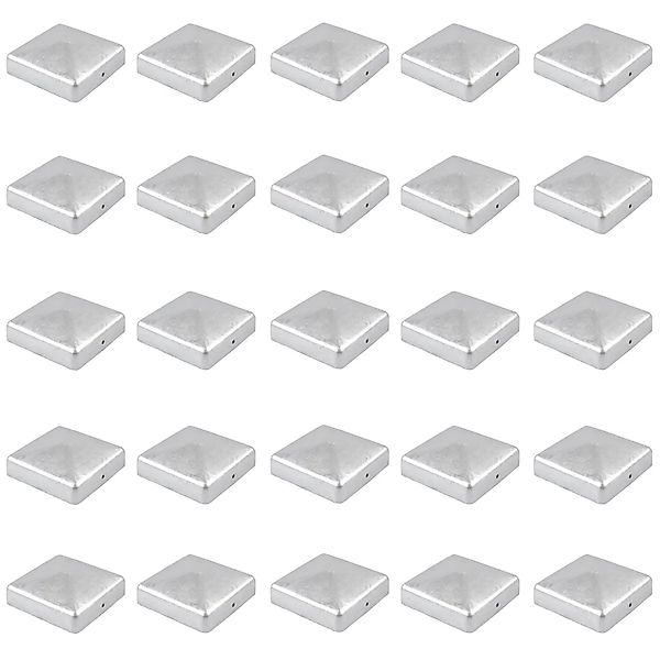 Holmwerk 25x Pfostenkappe Verzinkt 71mm Pyramide Abdeckkappe Für Pfosten 7x günstig online kaufen