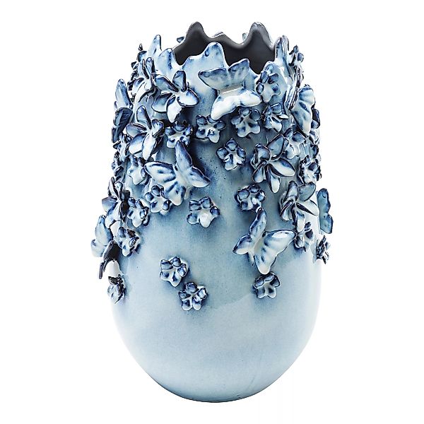 Vase Butterflies Lightblue günstig online kaufen