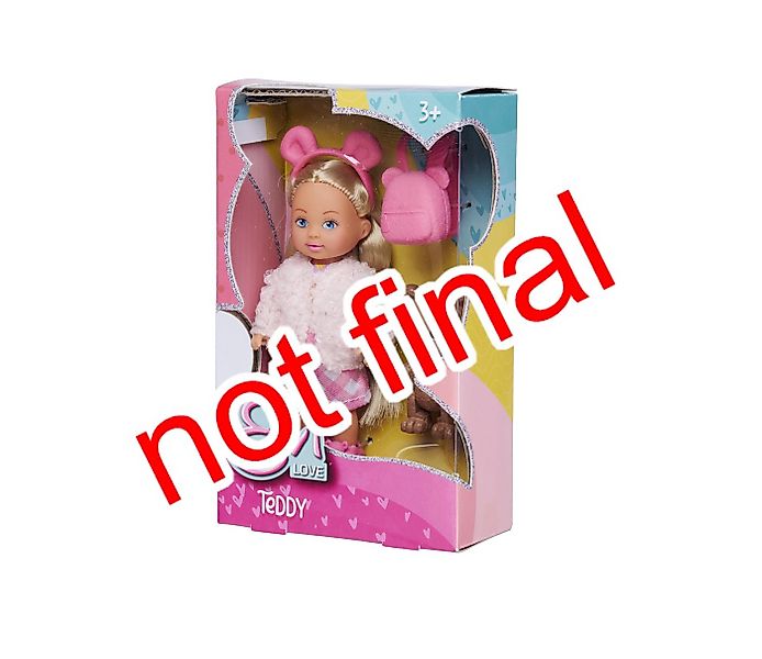 Simba Dickie Anziehpuppe Puppe Evi LOVE Teddy 12cm günstig online kaufen