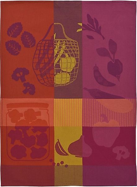 sander table + home Geschirrtuch Geschirrtuch Tuscany Berry 50 x 70 cm von günstig online kaufen