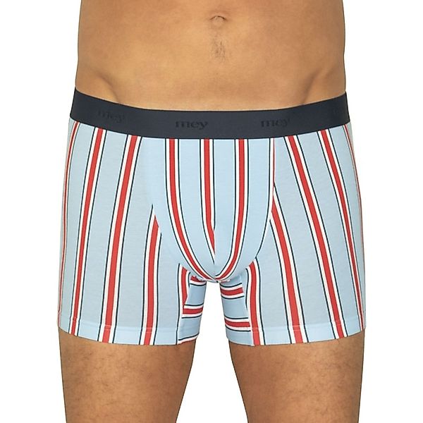Mey Trunk Shorty Hellblau & Rot gestreift günstig online kaufen