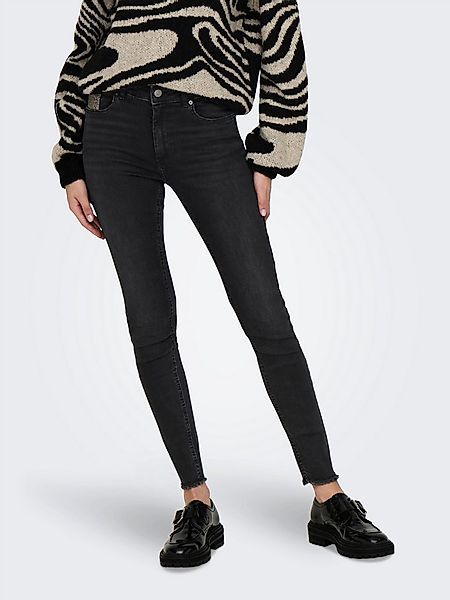 ONLY Skinny-fit-Jeans ONLBLUSH RHINESTONE MID SK RW DNM günstig online kaufen