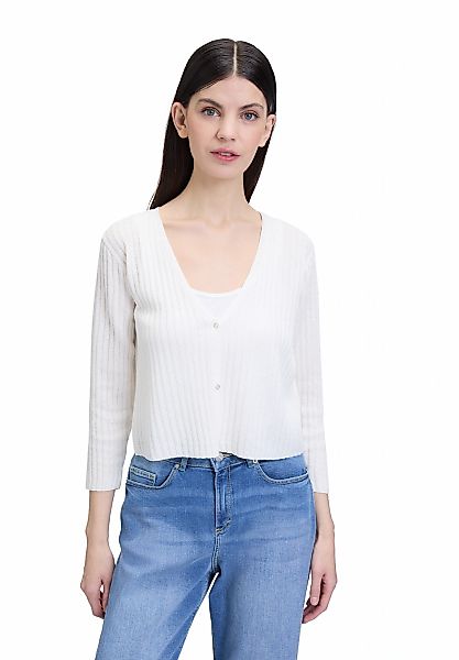 Cartoon Strickjacke "Cartoon Damen Shirtjacke mit 3/4 Arm", Material günstig online kaufen