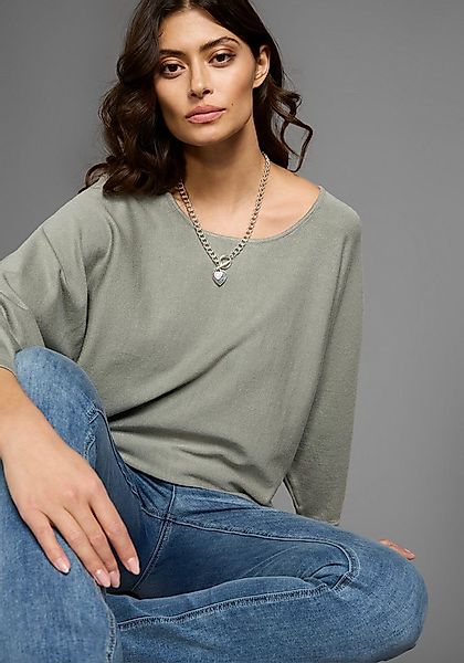 Laura Scott Fledermauspullover mit 3/4 Ärmeln und lässiger Form günstig online kaufen