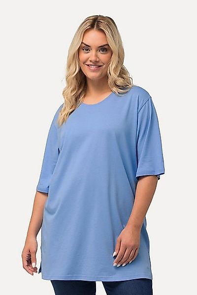 Ulla Popken T-Shirt T-Shirt Rundhalsausschnitt Relaxed Halbarm günstig online kaufen