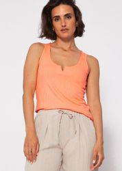 SASSYCLASSY Ripptanktop Top mit breiten Trägern günstig online kaufen