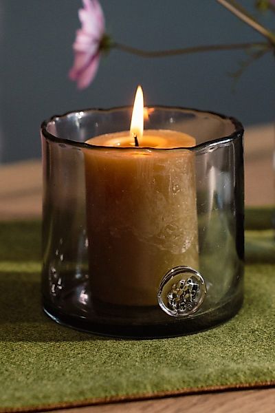 Wohnmanufactur Grünberger Windlicht Windlicht - RAUCHGLAS günstig online kaufen