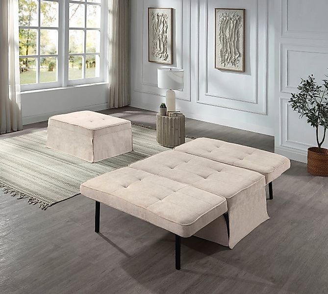 ATLANTIC home collection Schlafsofa "Finn" wandelbar zum Loungesessel, Rela günstig online kaufen